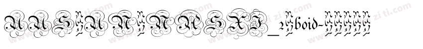 UUS UN NASXI_2 boid字体转换